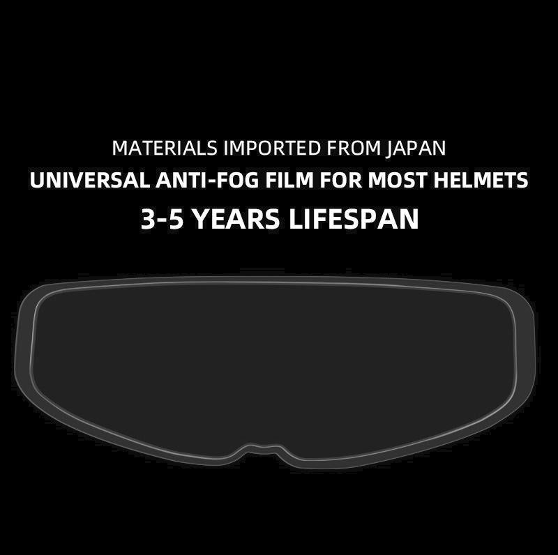 VisorPro - Universal Anti Fog for helmet visor Fog resistant Membrane Film ANTIFOG70 LEVEL 2