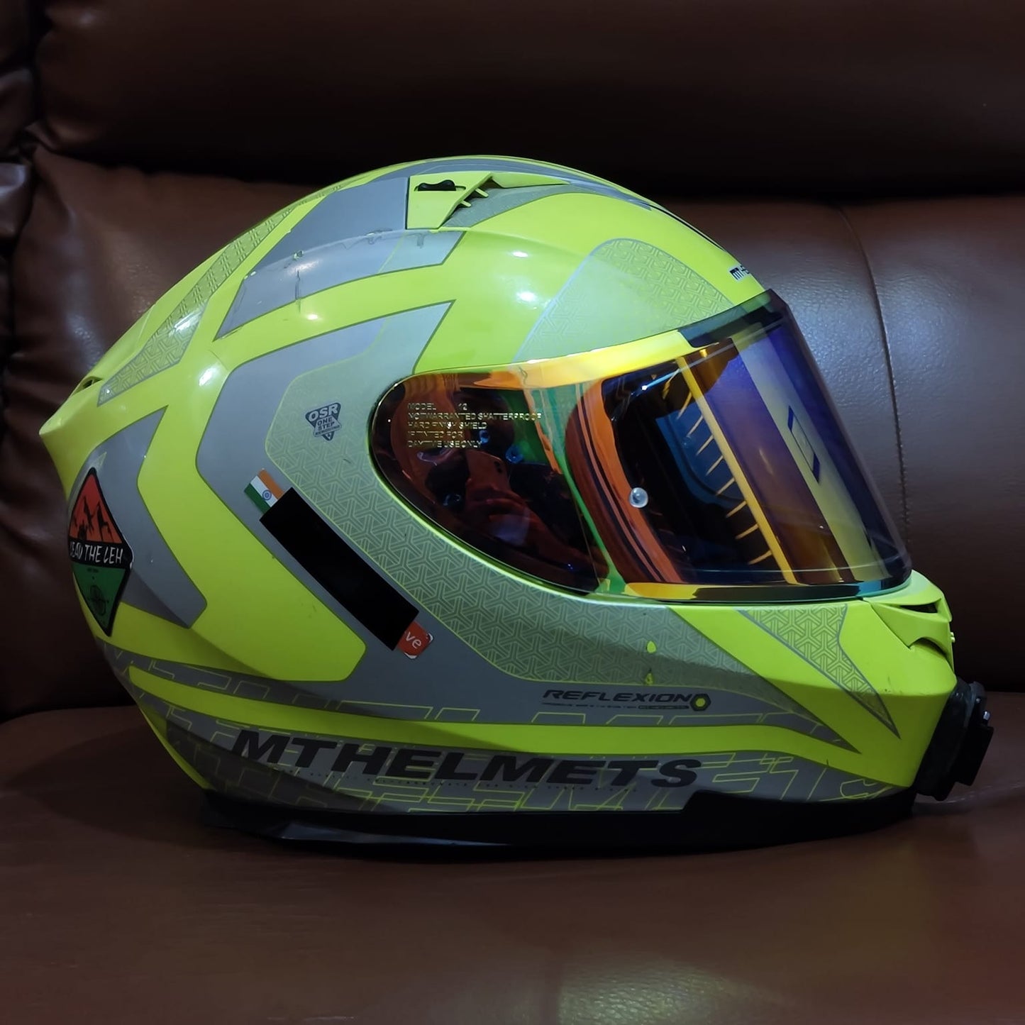 MT Helmet Visor- V12 Pin-lock ready Visor for Mugello, Stinger, Thunder3 ,Blade Helmets