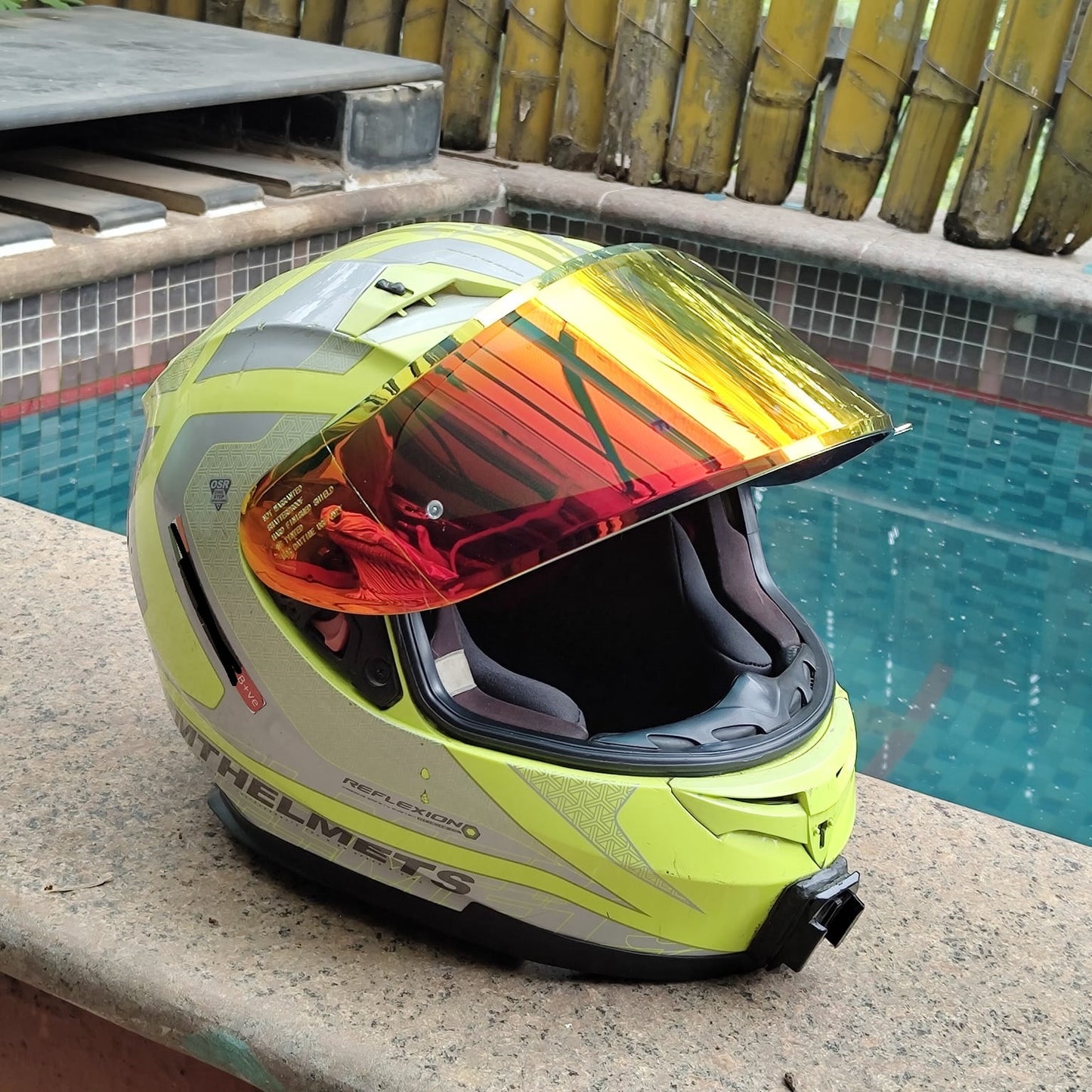 MT Helmet Visor- V12 Pin-lock ready Visor for Mugello, Stinger, Thunder3 ,Blade Helmets