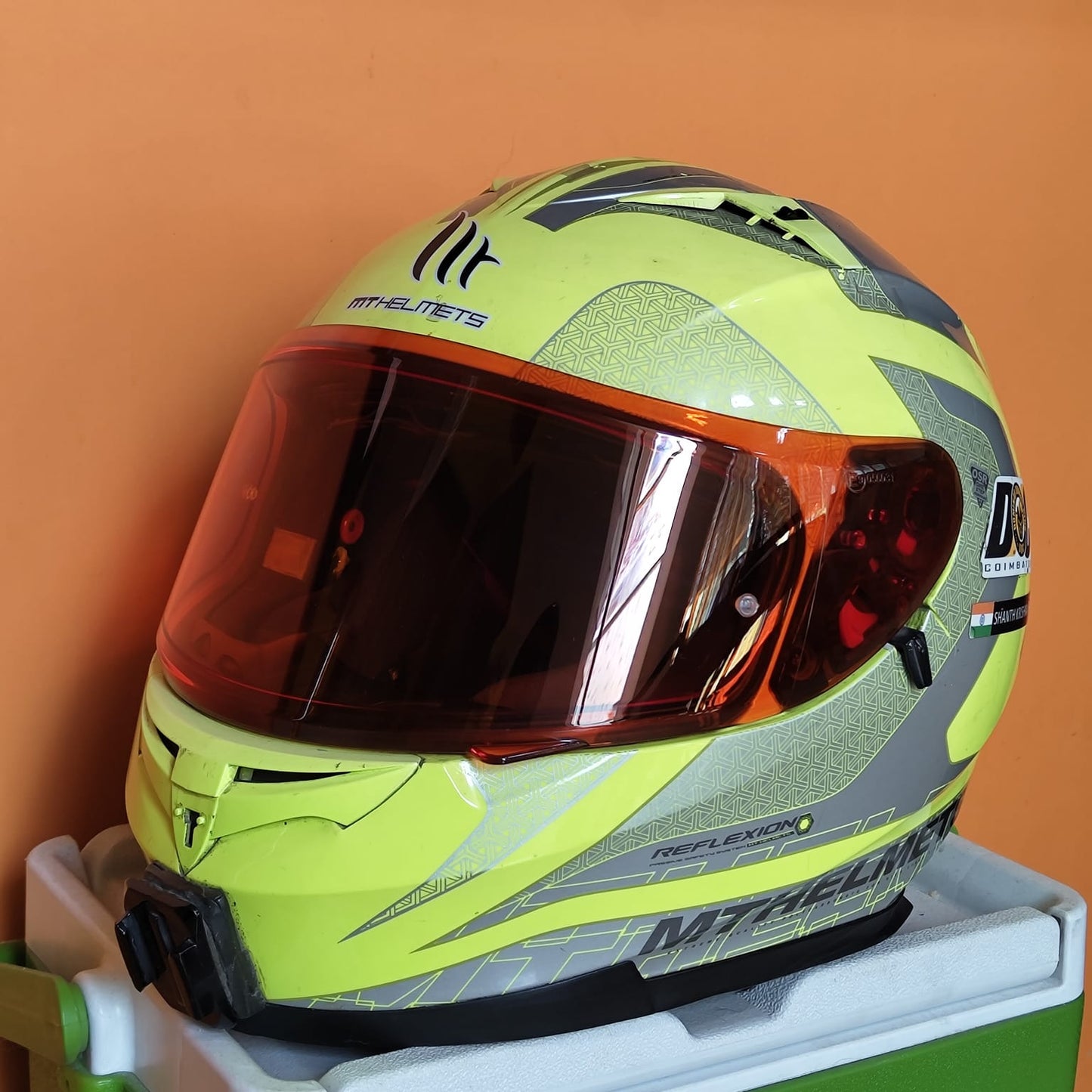 MT Helmet Visor- V12 Pin-lock ready Visor for Mugello, Stinger, Thunder3 ,Blade Helmets