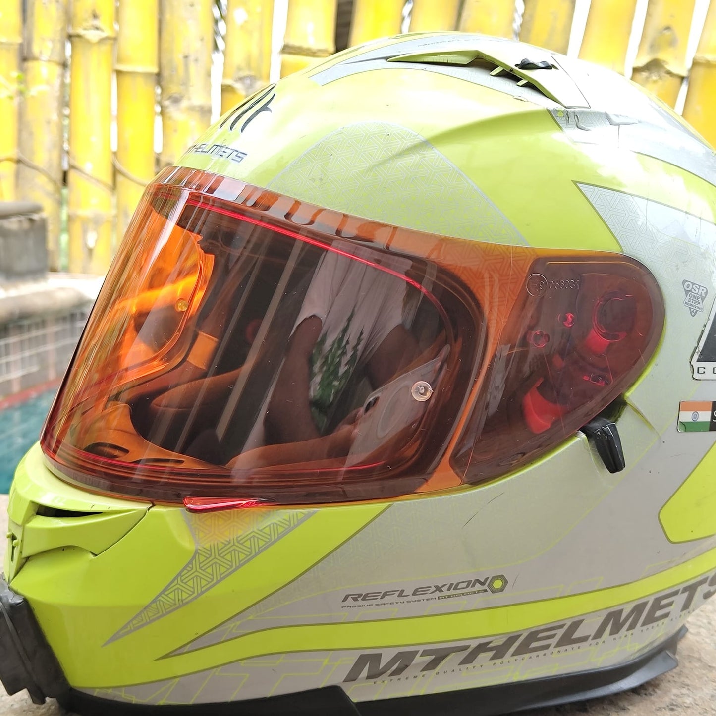MT Helmet Visor- V12 Pin-lock ready Visor for Mugello, Stinger, Thunder3 ,Blade Helmets