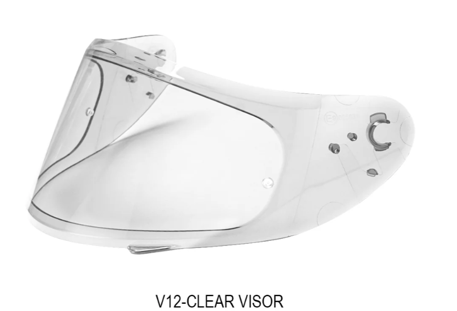 MT Helmet - V12 Pin-lock ready Visor for Mugello, Stinger, Thunder3 ,Blade Helmets