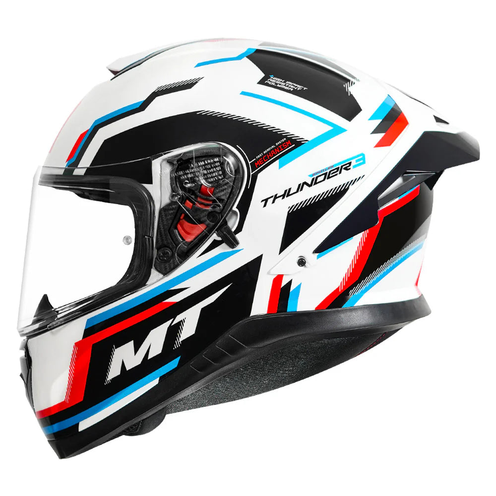 MT Helmet Visor- V12 Pin-lock ready Visor for Mugello, Stinger, Thunder3 ,Blade Helmets