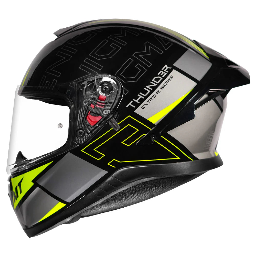 MT Helmet Visor- V12 Pin-lock ready Visor for Mugello, Stinger, Thunder3 ,Blade Helmets