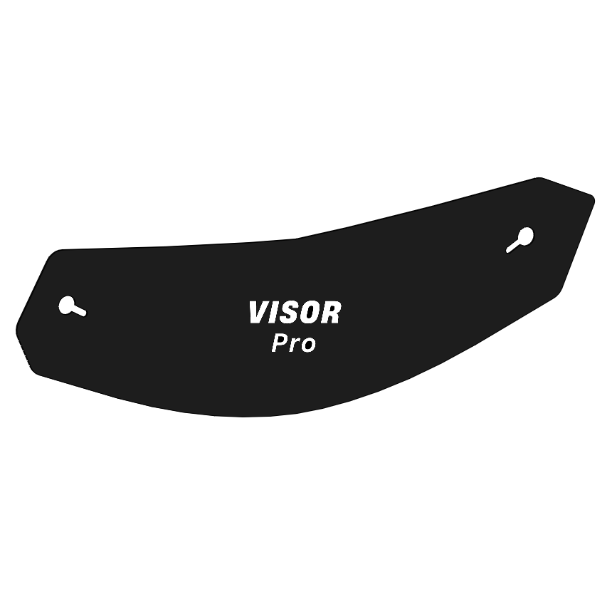Racing Visor Tearoff - VisorPro Helmet Visor Tearoffs for KYT LS2 NHK OMP GPR Helmets