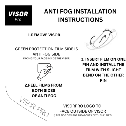 VisorPro Antifog fits SMK Helemts