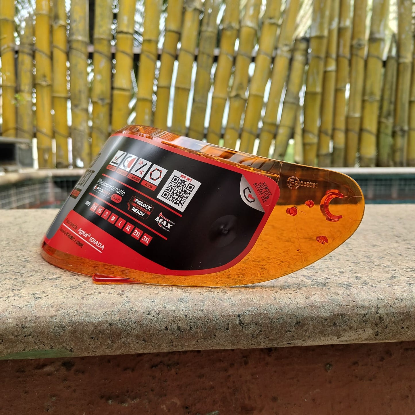 MT Helmet Visor- V12 Pin-lock ready Visor for Mugello, Stinger, Thunder3 ,Blade Helmets