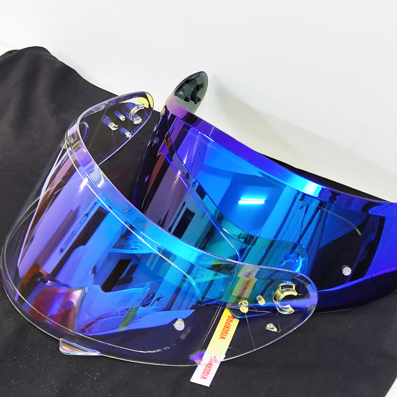 VisorPro Aftermarket Visor fits MT V12 Pin-lock ready Visor for Mugello, Stinger, Thunder3,Blade Helmets, Aftermarket Visorpro Brand visor