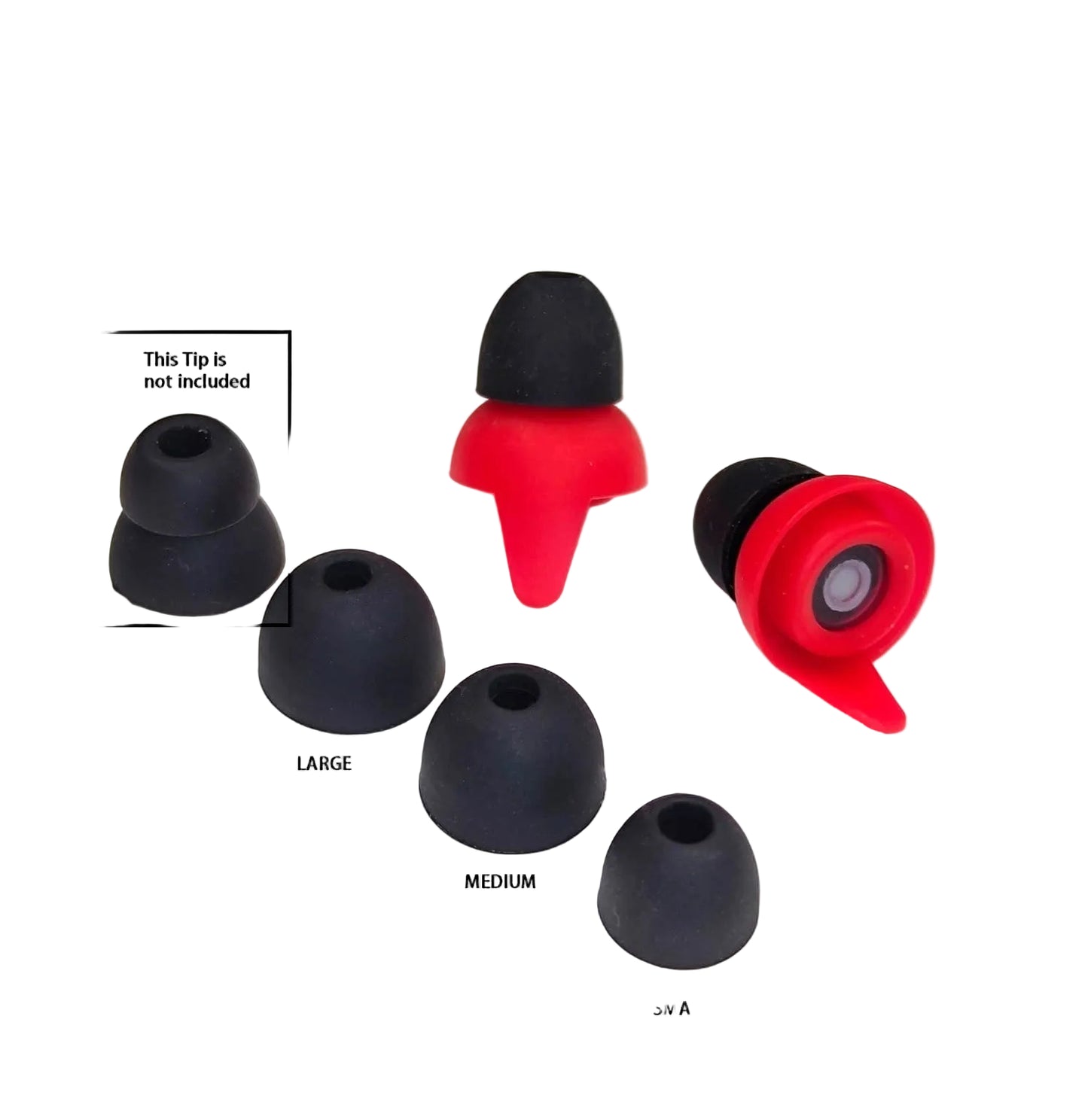 Ear-Tips for RideMute Level 2 Earplugs