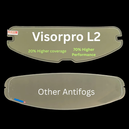 Performance AntiFog 70 Seconds for SMK,AXOR,IGNYTE,Korda,Axxis,NHK,Studds,steelbird,Vega FOG70 LEVEL 2- Universal Fit