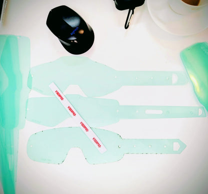 VisorPro Tearoffs Goggle Tear offs fits  100% FOX LS2