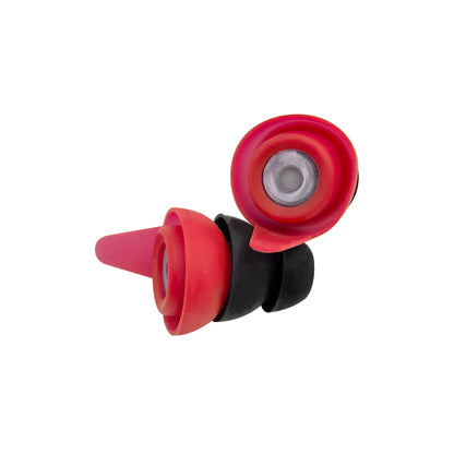 Earplugs for Motorcyclists Riding RIDE MUTE Level 2 by VisorPro - Wind Reduction with Music Pass-through