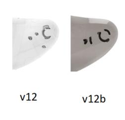 MT Helmet Visor- V12B CLEAR  Pin-lock ready for Stinger B and Stinger braap