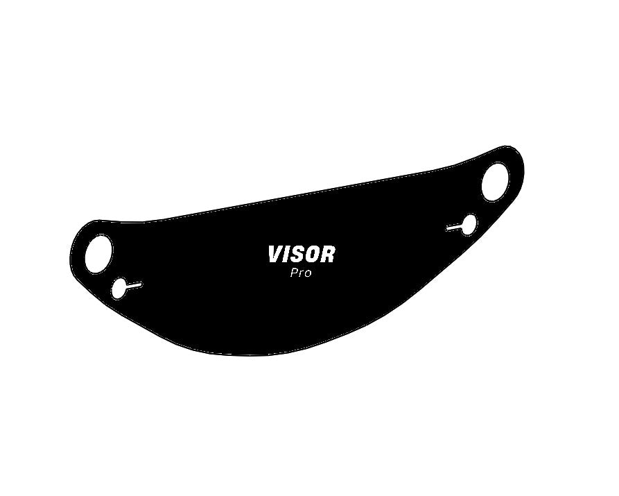 Racing Visor Tearoff - VisorPro Helmet Visor Tearoffs for KYT LS2 NHK Helmets