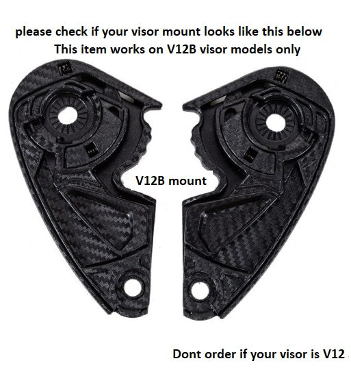 MT Helmet Visor- V12B CLEAR  Pin-lock ready for Stinger B and Stinger braap
