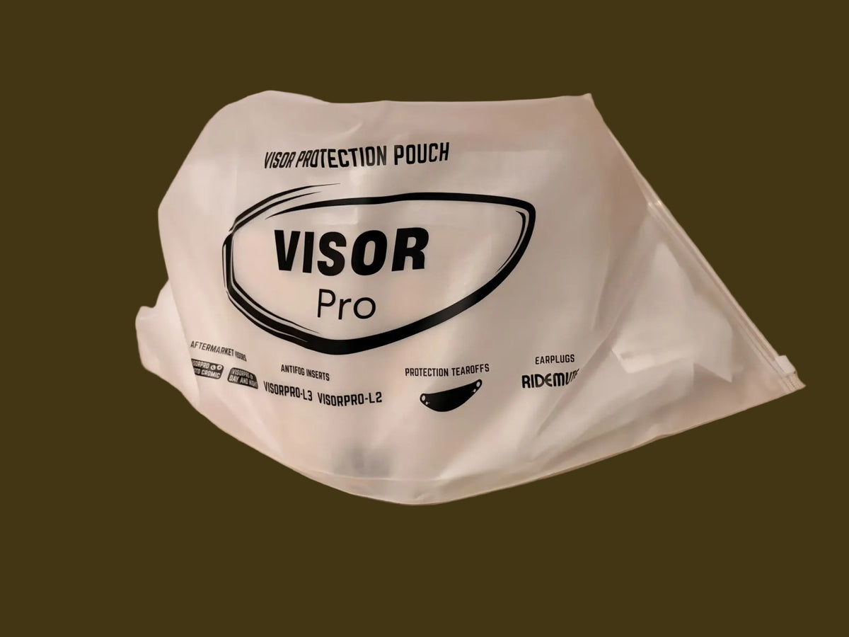 VisorPro Visor Protection cover sleeve Ziplock pouch